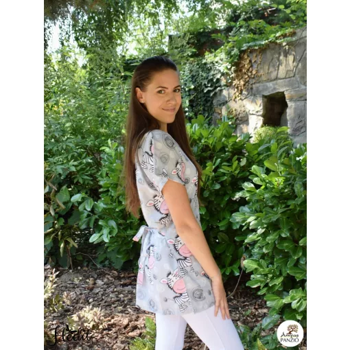 Ági tunika - zebrás