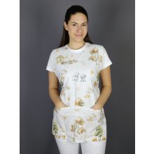 Kiskutyás lapköpeny (teljes mintás) - M