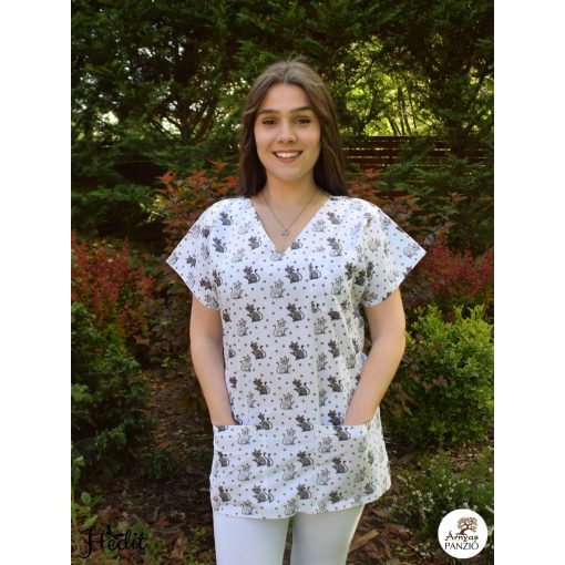 Ági tunika - cicás