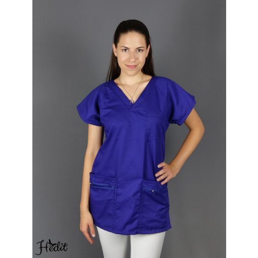 ERvIN egészségügyi munkaruha felső - királykék - XS