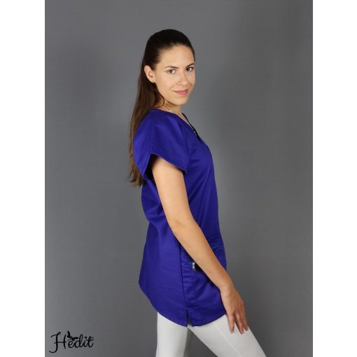 ERvIN egészségügyi munkaruha felső - királykék - 3XL