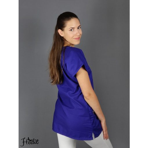 ERvIN egészségügyi munkaruha felső - királykék - 3XL