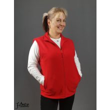 Piros polár mellény