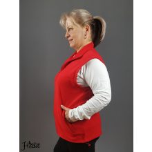 Piros polár mellény