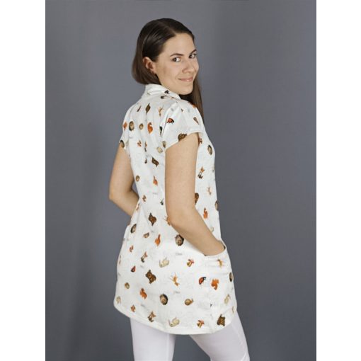 Réka tunika - erdei állatos - XL