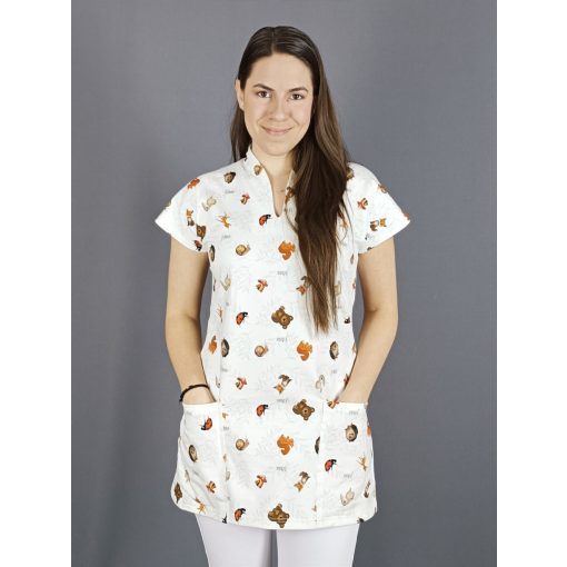 Réka tunika - erdei állatos - XXL