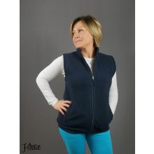 Sötétkék polár mellény