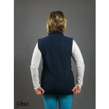 Sötétkék polár mellény