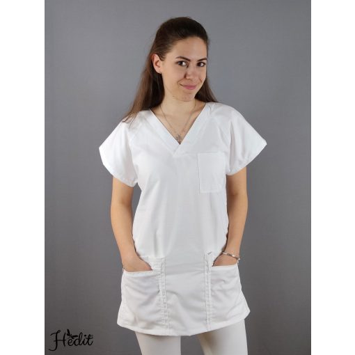 ERvIN egészségügyi munkaruha felső - fehér - M