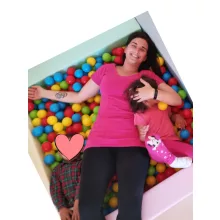 Viktória tunika - magenta - S