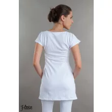 Vera tunika, cipzáros, kereknyakú női munkaruha, nővér tunika