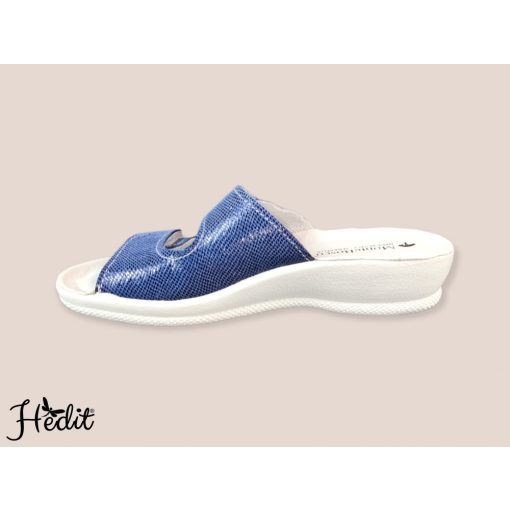 Kék, nyitott női papucs
