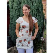 Viktória tunika - karácsonyi mintás - 3XL