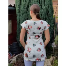 Viktória tunika - karácsonyi mintás - L