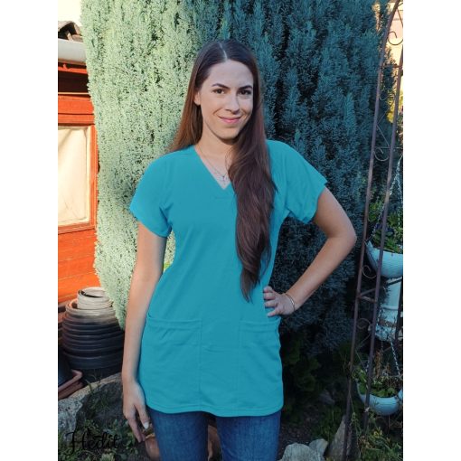 Andi tunika - bermuda kék - XXL