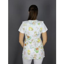 Méhecskés, katicás lapköpeny (teljes mintás) - XL