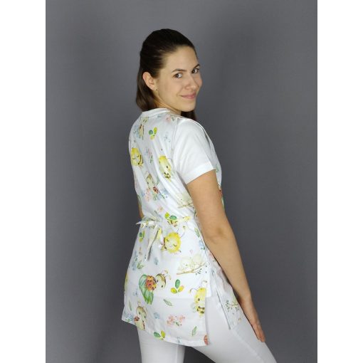 Méhecskés, katicás lapköpeny (teljes mintás) - XL