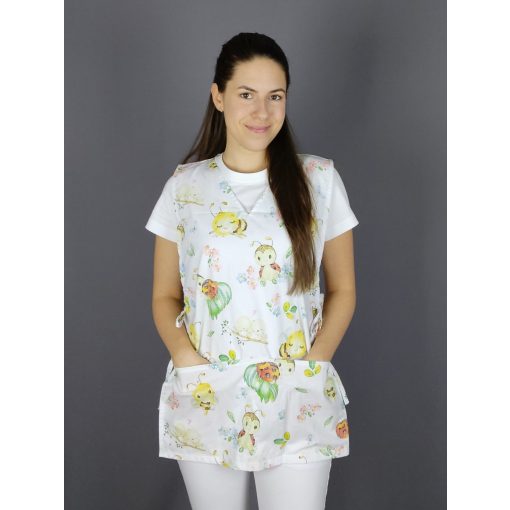 Méhecskés, katicás lapköpeny (teljes mintás)