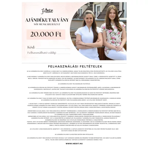 20.000 Ft értékű ajándékutalvány