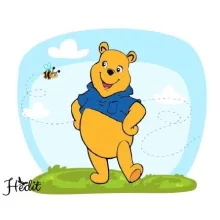 Mackós felvasalható matrica