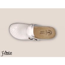 Női komfort papucs - fehér, Fratelli Babb női anatómiai munkapapucs