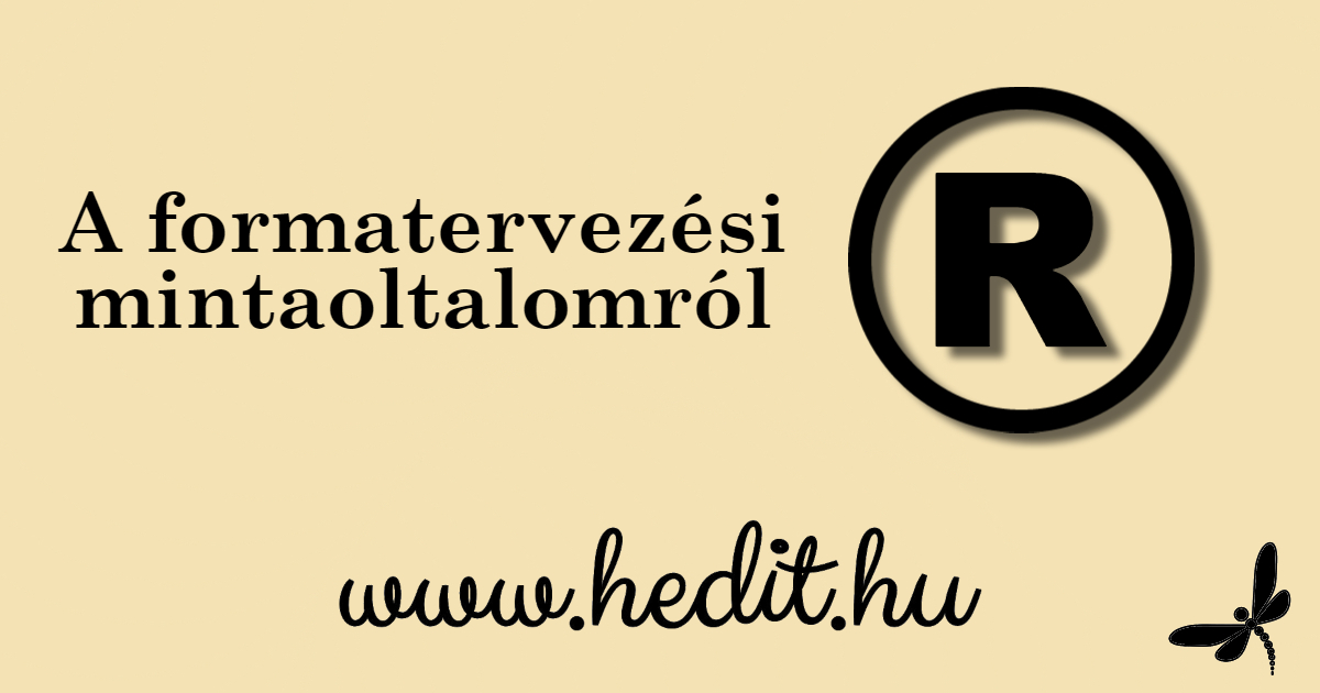 Formatervezesi Mintaoltalom Dija